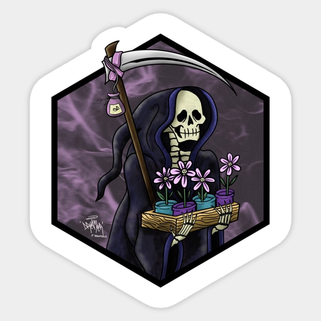 Grim Garden Sticker by DreamerArte